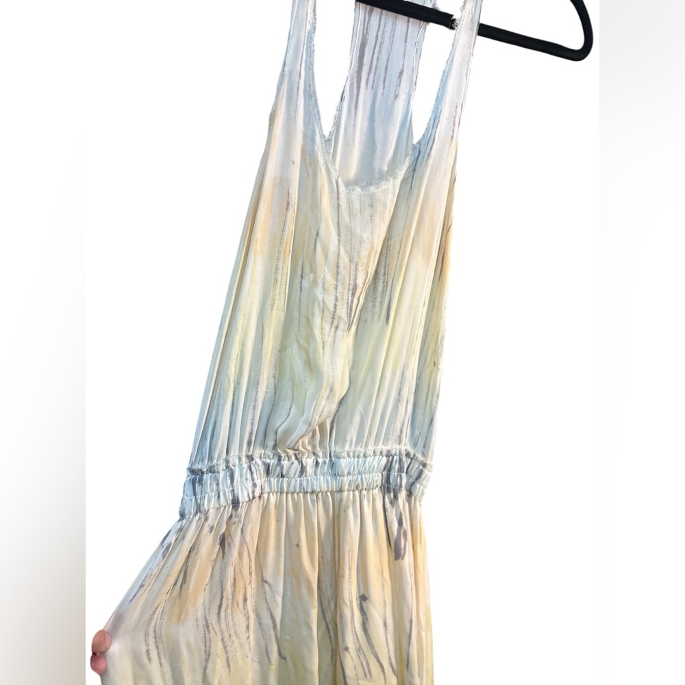 LoveShackFancy Silk Watercolor Maxi Dress Size 2 MSRP $695 - Picture 6 of 11
